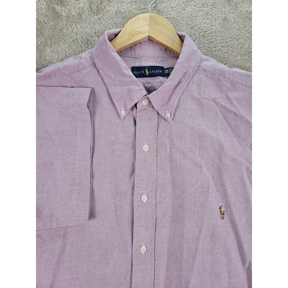 Ralph Lauren Oxford Shirt Button-down Embroidered Pony Logo Size 2XB Big Tall